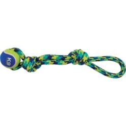 Zeus K9 Fitness ByZeus Rope Tug With 3-in T/Ball Dog Toy