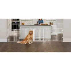 Regalo Pet Products 6 Panel Super Wide Dog Gate & Dog Play Yard