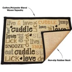 PetRageous Designs Cuddle Tapestry Placemat -Dog Supply Store 73462 PT2. AC SS1800 V1628723206