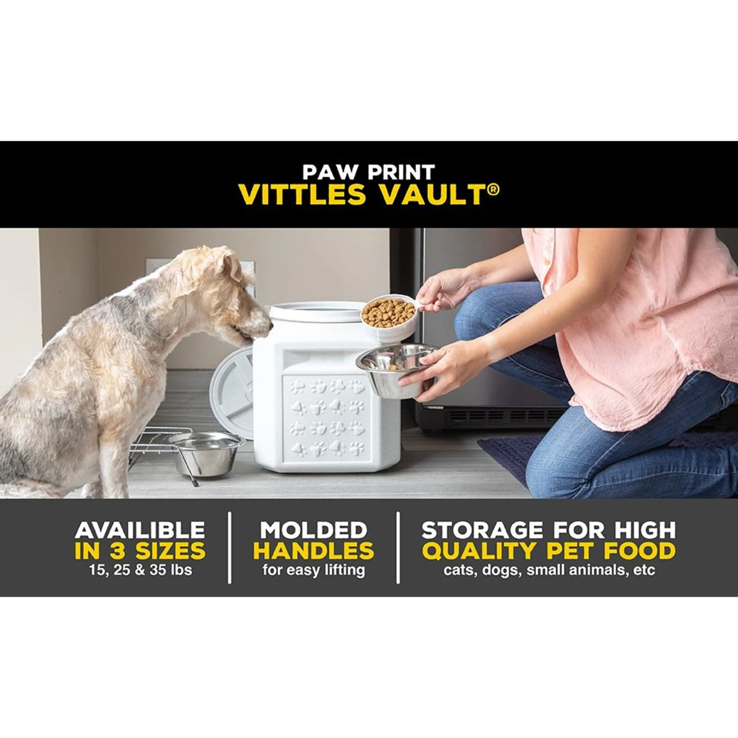 Gamma2 Vittles Vault Plus Pet Food Storage 3 Gamma2 Vittles Vault Plus Pet Food Storage - Image 3