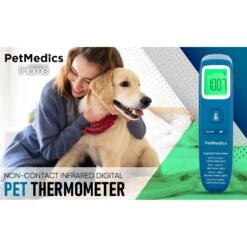 PetMedics Non-Contact Dog Thermometer, Blue -Dog Supply Store 734830 PT2. AC SS1800 V1674056431