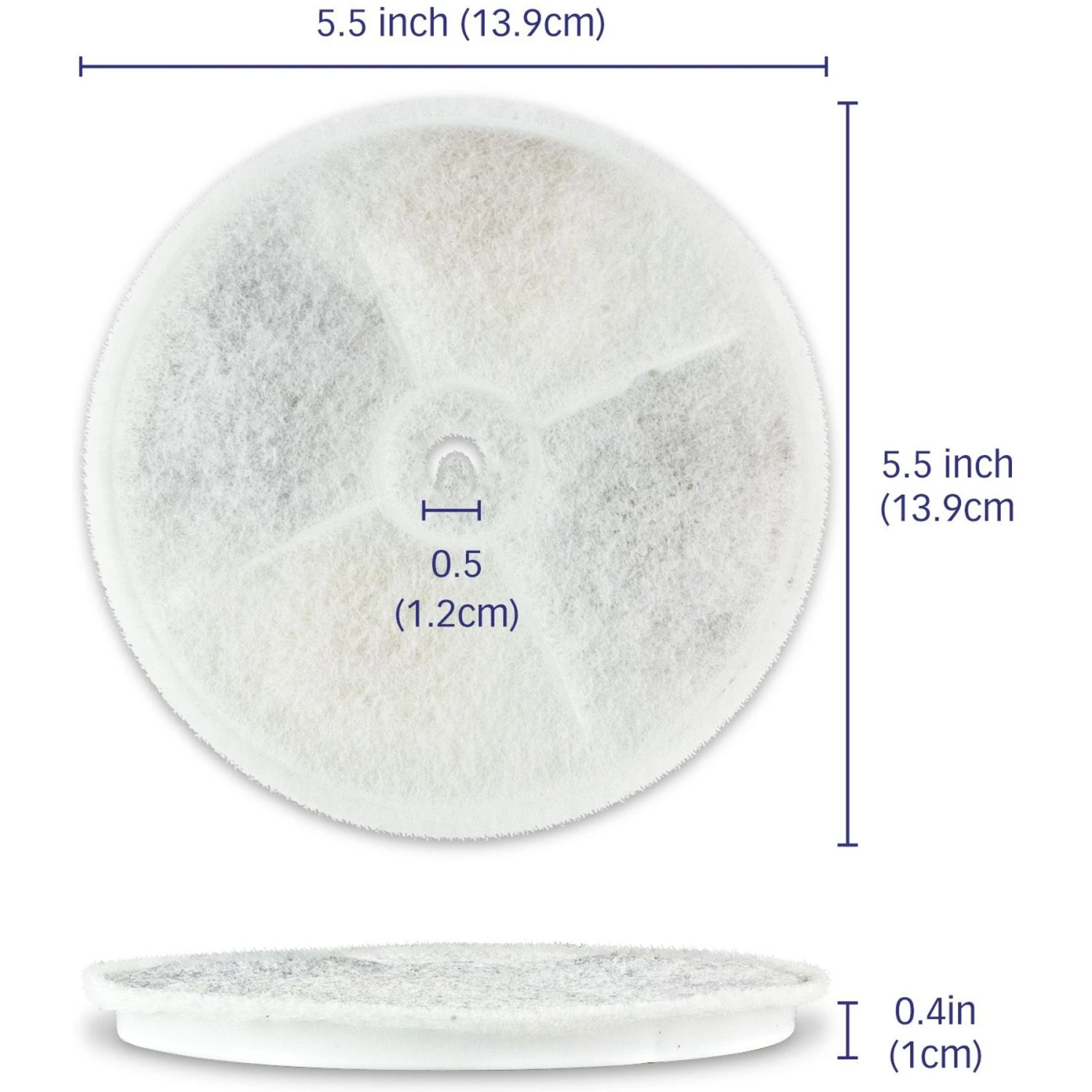 Pet Standard Petkit EverSweet 2, EverSweet 3 & Cybertial Puredrink Water Fountain Replacement Filter, 6-Pack 3 Pet Standard Petkit EverSweet 2, EverSweet 3 & Cybertial Puredrink Water Fountain Replacement Filter, 6-Pack - Image 3