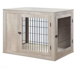 Unipaws Wooden Wire Furniture Style Dog Crate -Dog Supply Store 739542 PT2. AC SS1800 V1672168956