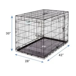 Precision Pet Products Provalu Double Door Collapsible Wire Dog Crate -Dog Supply Store 74070 PT2. AC SS1800 V1564755094