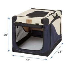Precision Pet Products 4-Door Collapsible Soft-Sided Dog Crate -Dog Supply Store 74108 PT2. AC SS1800 V1586805536