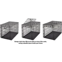 MidWest Ovation Single Door Collapsible Wire Dog Crate -Dog Supply Store 74296 PT7. AC SS1800 V1562173090
