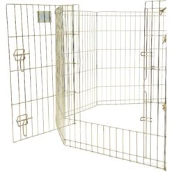 MidWest Wire Dog Exercise Pen With Step-Thru Door, Gold Zinc -Dog Supply Store 74326 PT6. AC SS1800 V1567186142