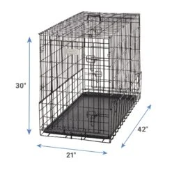 MidWest Solutions Series Side By Side Double Door Collapsible SUV Dog Crate 8 MidWest Solutions Series Side By Side Double Door Collapsible SUV Dog Crate -Dog Supply Store 74371 PT2. AC SS1800 V1566320401