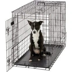 MidWest Solutions Series Side By Side Double Door Collapsible SUV Dog Crate 9 MidWest Solutions Series Side By Side Double Door Collapsible SUV Dog Crate -Dog Supply Store 74371 PT3. AC SS1800 V1569015436