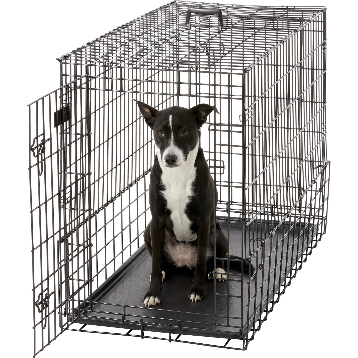 MidWest Solutions Series Side By Side Double Door Collapsible SUV Dog Crate 4 MidWest Solutions Series Side By Side Double Door Collapsible SUV Dog Crate - Image 4