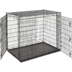 MidWest Solutions Series XX-Large Heavy Duty Double Door Wire Dog Crate, 54 Inch 10 MidWest Solutions Series XX-Large Heavy Duty Double Door Wire Dog Crate, 54 Inch -Dog Supply Store 74373 PT3. AC SS1800 V1569015444