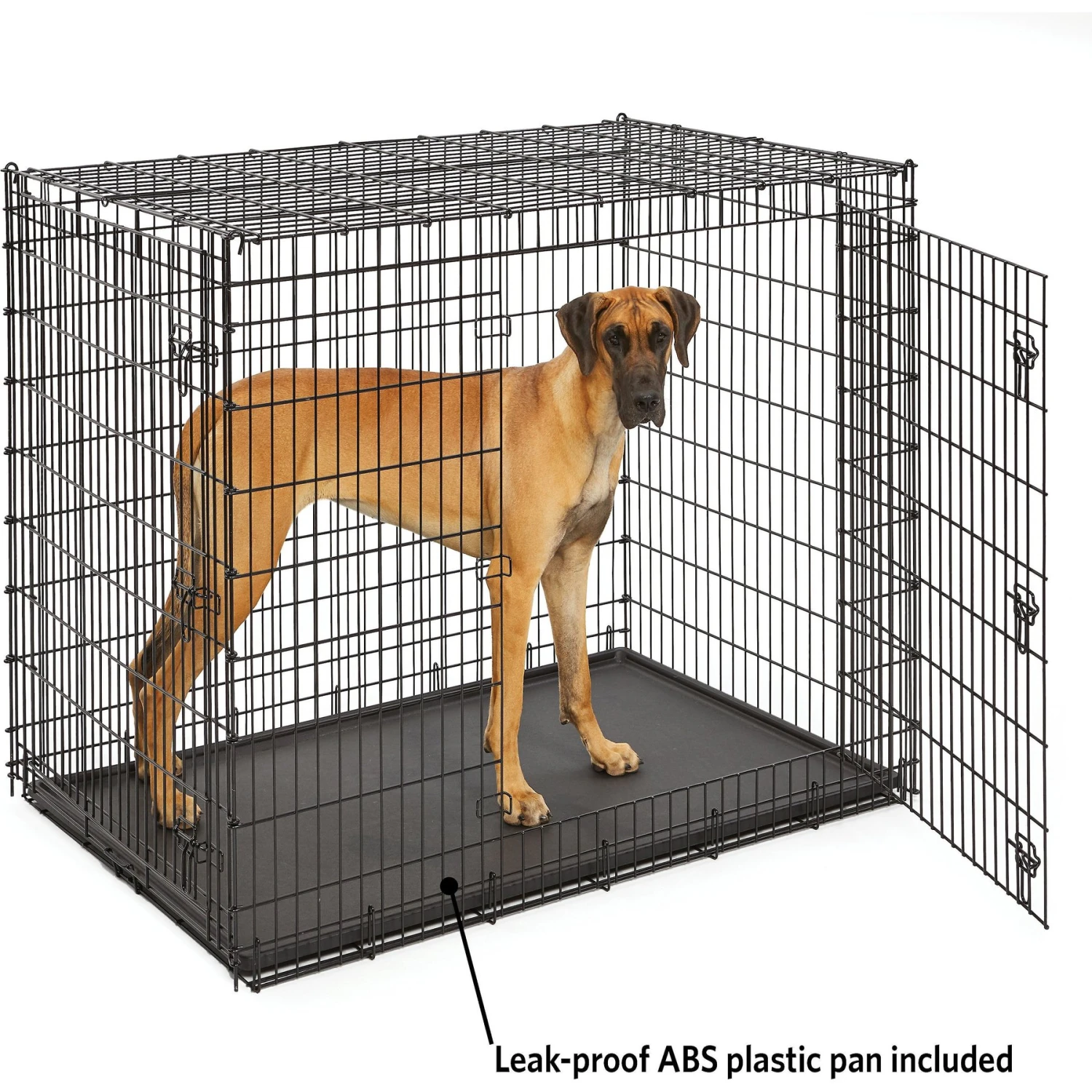 MidWest Solutions Series XX-Large Heavy Duty Double Door Wire Dog Crate, 54 Inch 6 MidWest Solutions Series XX-Large Heavy Duty Double Door Wire Dog Crate, 54 Inch - Image 6