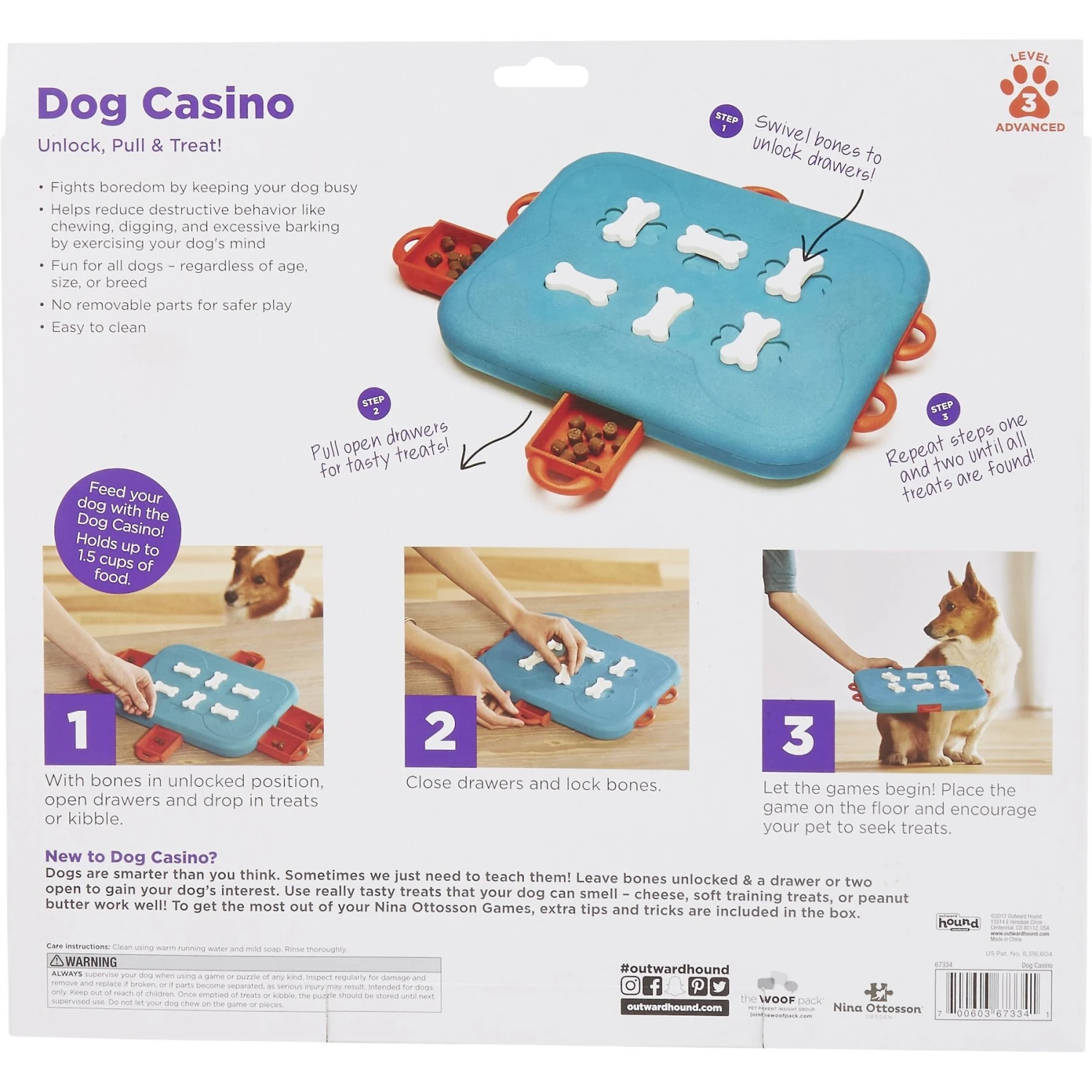 Nina Ottosson By Outward Hound Casino Puzzle Game Dog Toy 9 Nina Ottosson By Outward Hound Casino Puzzle Game Dog Toy - Image 9
