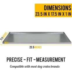 KOPEKS Heavy Duty Multipurpose Steel Replacement Pet Crate Tray -Dog Supply Store 758502 PT3. AC SS1800 V1674494918