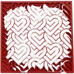 SodaPup Love Hearts E-Mat Dog Lick Mat, Large, Red 8 SodaPup Love Hearts E-Mat Dog Lick Mat, Large, Red -Dog Supply Store 781014 PT2. AC SS1800 V1685471242