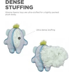 Outward Hound Xtreme Seamz Lizard Squeaky Durable Dog Toy, Green, Medium -Dog Supply Store 786382 PT3. AC SS1800 V1682620722