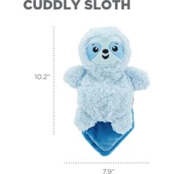 Outward Hound Blanket Buddies Blue Sloth Blacket Treat & Squeaky Dog Toy, Blue -Dog Supply Store 786654 PT5. AC SS1800 V1682628773