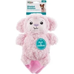 Outward Hound Blanket Buddies Pink Lamb Small Blacket Treat & Squeaky Dog Toy, Pink -Dog Supply Store 786750 PT6. AC SS1800 V1682622082