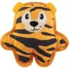 Outward Hound Xtreme Seamz Tiger Durable Squeaky Dog Toy, Orange, Medium