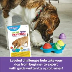 Brightkins Cupcake Party! Puzzle Treat Dog Toy -Dog Supply Store 805374 PT2. AC SS1800 V1679069093