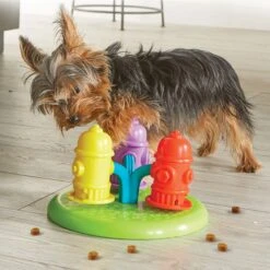 Brightkins Spinning Hydrants Treat Puzzle Dog Toy -Dog Supply Store 805406 PT3. AC SS1800 V1682450426