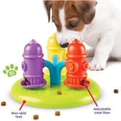 Brightkins Spinning Hydrants Treat Puzzle Dog Toy -Dog Supply Store 805406 PT4. AC SS1800 V1682450445
