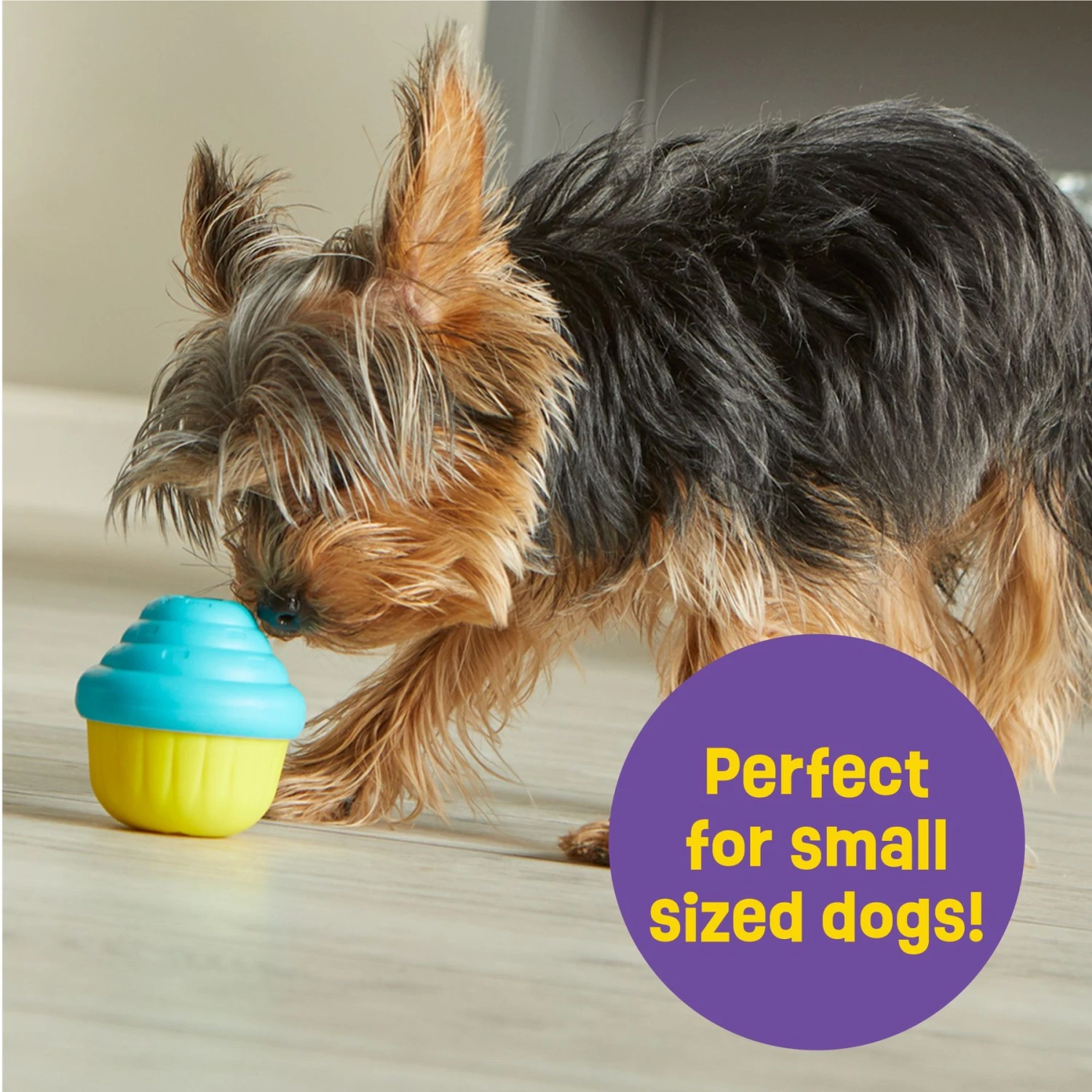 Brightkins Small Cupcake Treat Dispenser Dog Toy 4 Brightkins Small Cupcake Treat Dispenser Dog Toy - Image 4