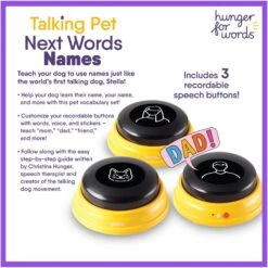 Hunger For Words Talking Pet Next Words: Names Dog Toy -Dog Supply Store 805566 PT2. AC SS1800 V1679069473
