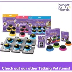 Hunger For Words Talking Pet Doorbell Dog Toy -Dog Supply Store 805598 PT4. AC SS1800 V1684347962