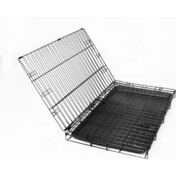 Carlson Pet Products Secure & Compact Single Door Collapsible Wire Dog Crate -Dog Supply Store 82471 PT5. AC SS1800 V1562179038