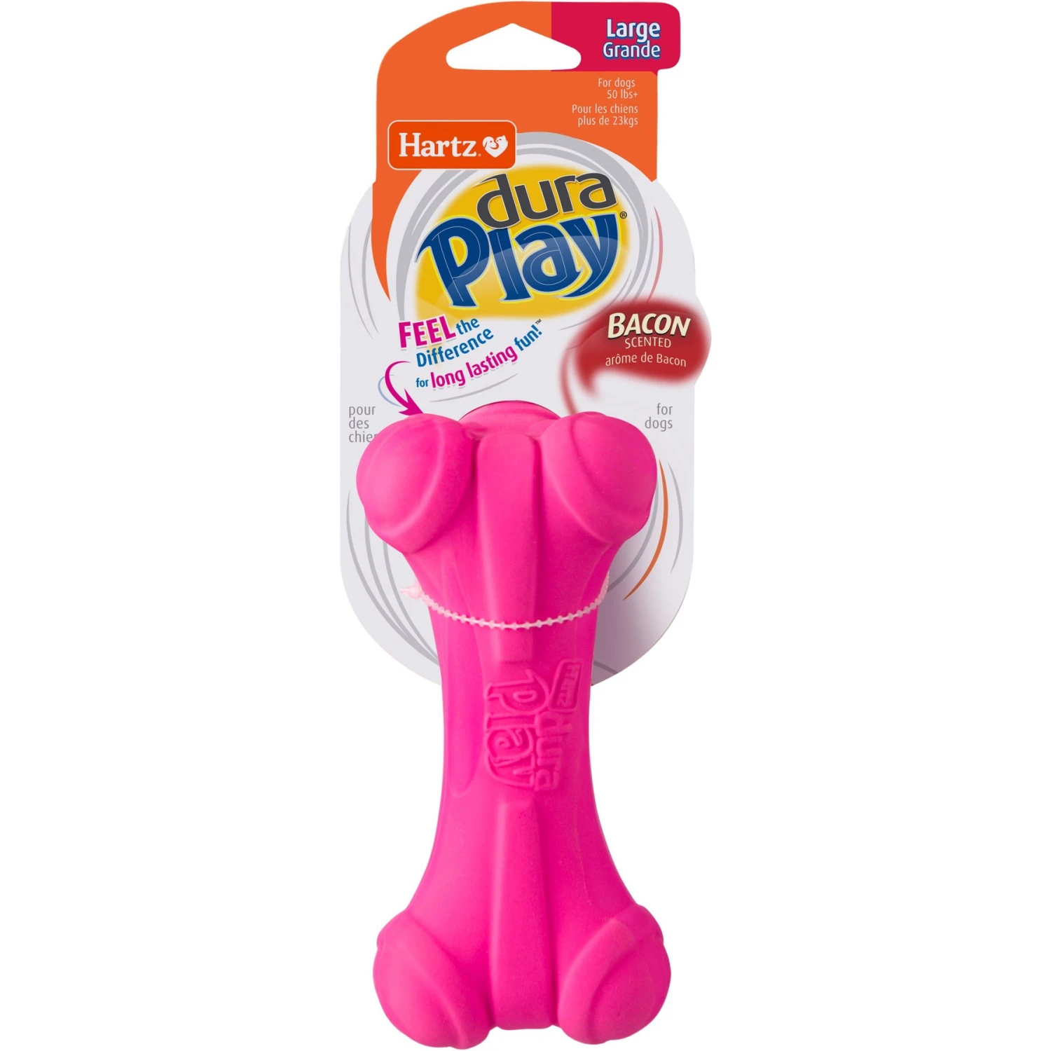 Hartz Dura Play Bone Squeaky Latex Dog Toy 8 Hartz Dura Play Bone Squeaky Latex Dog Toy - Image 8