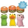 Hartz Bug Eyes Squeak Latex Dog Toy, Character Varies
