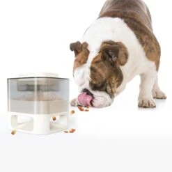 Hanamya Slower With Press Button Dog & Cat Feeder, Blue -Dog Supply Store 838798 PT6. AC SS1800 V1697811398