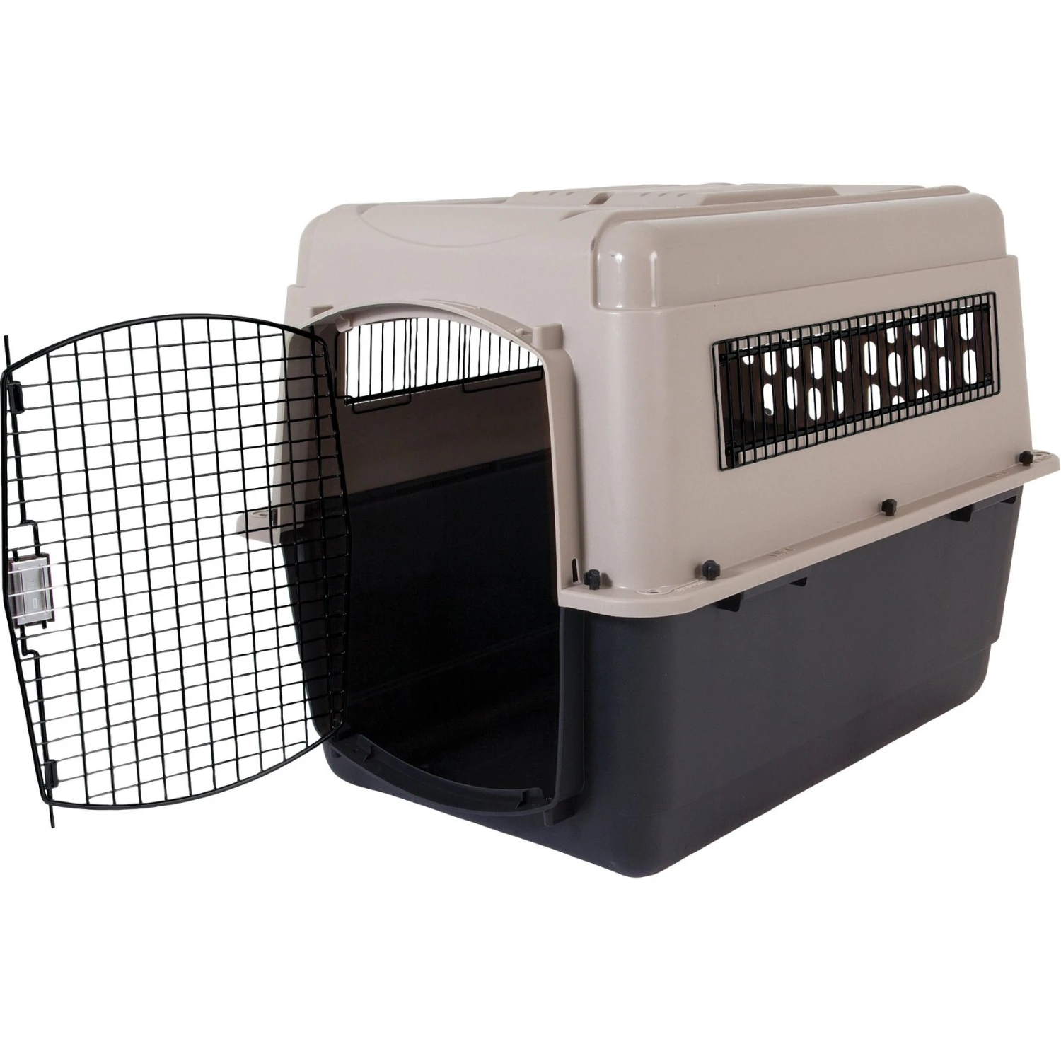 Petmate Ultra Vari Dog & Cat Kennel, Taupe/Black 1 Petmate Ultra Vari Dog & Cat Kennel, Taupe/Black