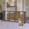 Richell Deluxe Freestanding Gate With Door For Dogs & Cats