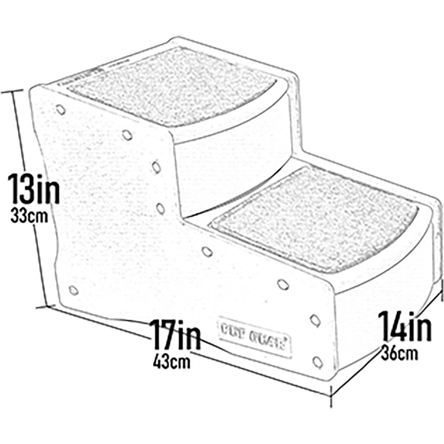 Pet Gear Easy Step II Deluxe Soft Cat & Dog Stairs 2 Pet Gear Easy Step II Deluxe Soft Cat & Dog Stairs - Image 2