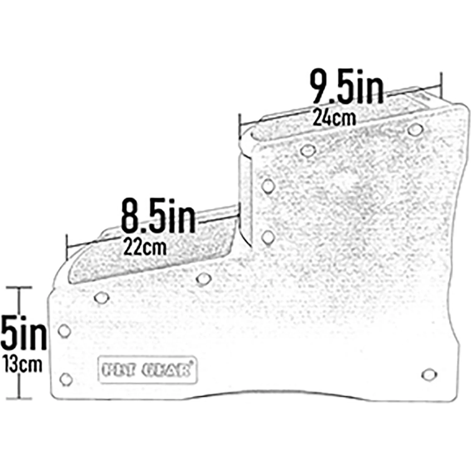 Pet Gear Easy Step II Deluxe Soft Cat & Dog Stairs 3 Pet Gear Easy Step II Deluxe Soft Cat & Dog Stairs - Image 3