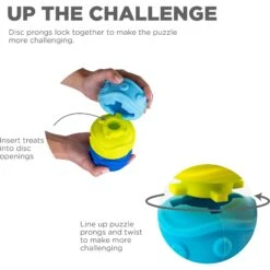 Outward Hound Treat Locking Discs Dispenser Puzzle Dog Toy, Multiple Colors -Dog Supply Store 855558 PT3. AC SS1800 V1686333066