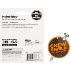 Outward Hound Invincibles Snakes Squeaky Stuffing-Free Plush Dog Toy -Dog Supply Store 85909 PT8. AC SS1800 V1531522639