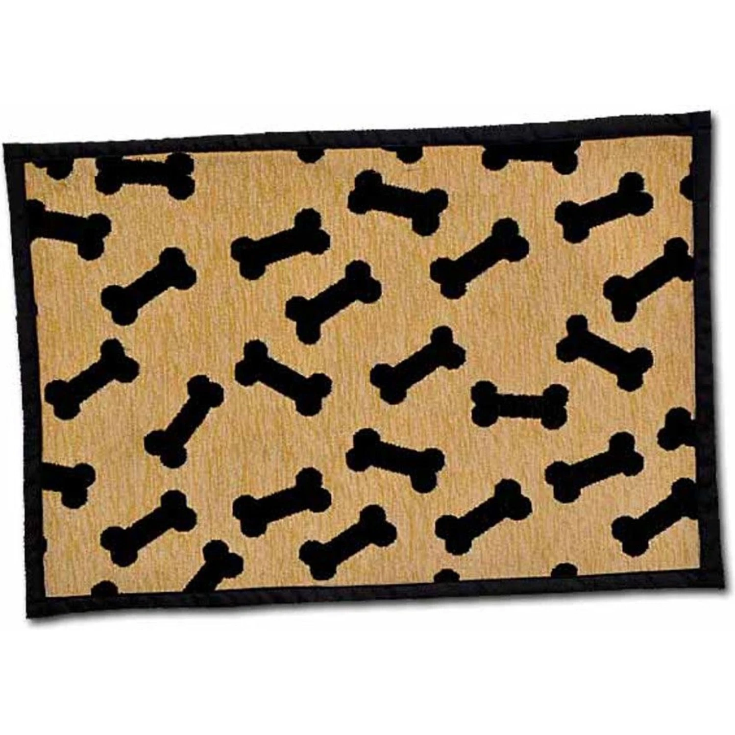 Loving Pets Dancing Bones Chenille Fashion Dog Placemat 1 Loving Pets Dancing Bones Chenille Fashion Dog Placemat