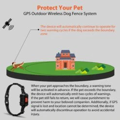 Petdiary GPS Wireless Fence System Dog Tracker, Black, Medium -Dog Supply Store 867398 PT4. AC SS1800 V1689691578