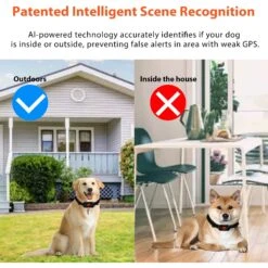 Petdiary GPS Wireless Fence System Dog Tracker, Black, Medium -Dog Supply Store 867398 PT6. AC SS1800 V1689630633