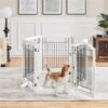 Yaheetech 6-Panel Foldable Wire Dog Gate