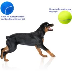 Pet Fit For Life Giant Tennis Ball Dog Toy, Yellow -Dog Supply Store 872422 PT5. AC SS1800 V1686249439