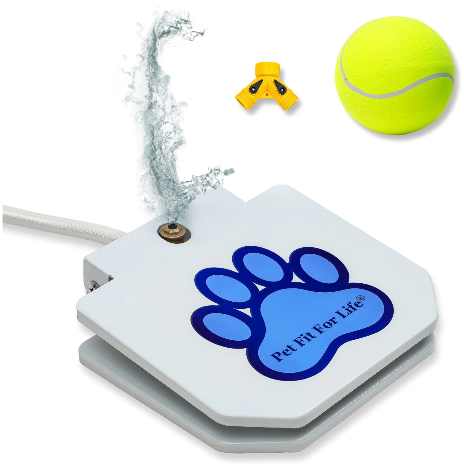 Pet Fit For Life Dog Step-on Sprinkler Dog Toy, Silver 1 Pet Fit For Life Dog Step-on Sprinkler Dog Toy, Silver