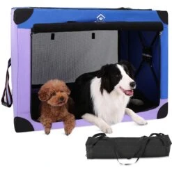 Ownpets 3 Door Collapsible Soft Dog & Cat Crate