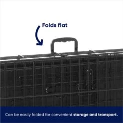 Frisco Fold & Carry Double Door Collapsible Wire Dog Crate -Dog Supply Store 88789 PT5. AC SS1800 V1667229533