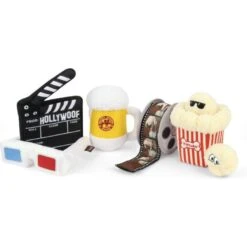 P.L.A.Y. Pet Lifestyle And You Hollywood Cinema Collection Set Plush Squeaky Dog Toy