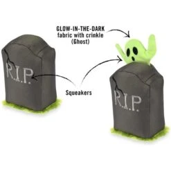P.L.A.Y. Pet Lifestyle And You Howling Haunts Ghoulishgrave Plush Squeaky Dog Toy -Dog Supply Store 896982 PT3. AC SS1800 V1689795518