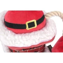 P.L.A.Y. Pet Lifestyle And You Merry Woofmas Collection Clumsy Claus Plush Squeaky Dog Toy -Dog Supply Store 897078 PT2. AC SS1800 V1689794537